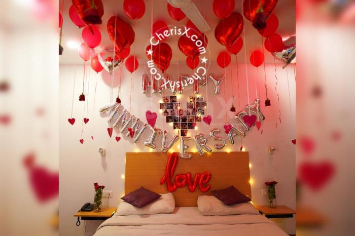 How to decorate room for wedding anniversary