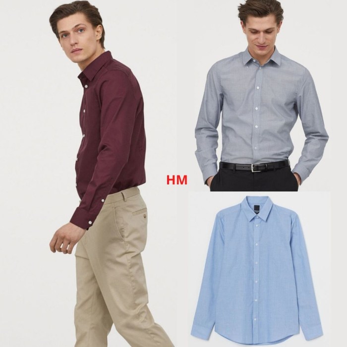 H&m dress shirt men