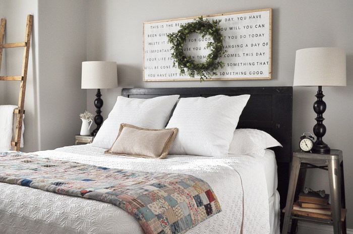 How to decorate a guest room farmhouse style