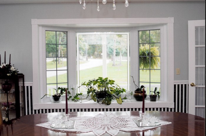 How do you decorate bay windows