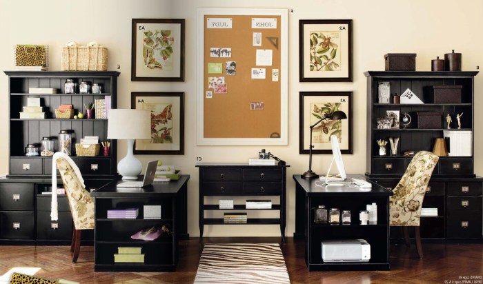 How to decorate a small office work space