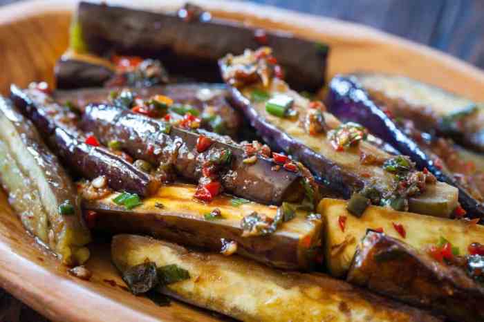 How to cook aubergine chinese style