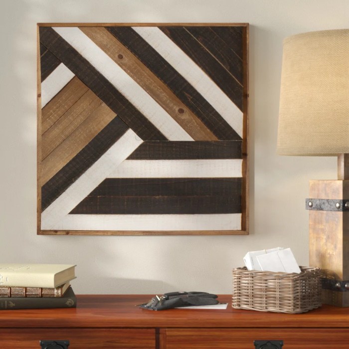 How to make geometric shapes for wall decoration