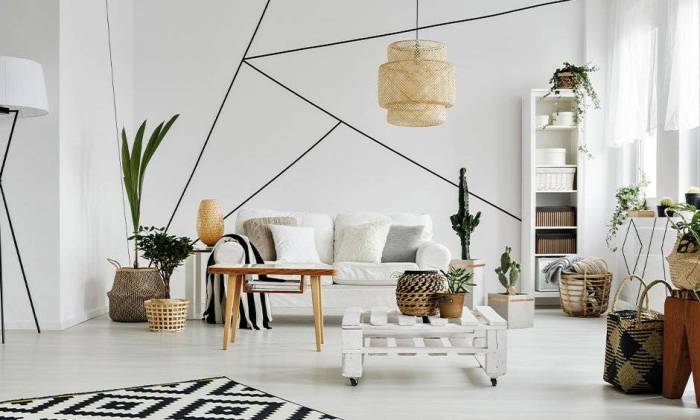 How to make geometric shapes for wall decoration