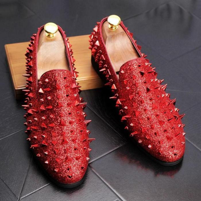 Mens studded dress shoes