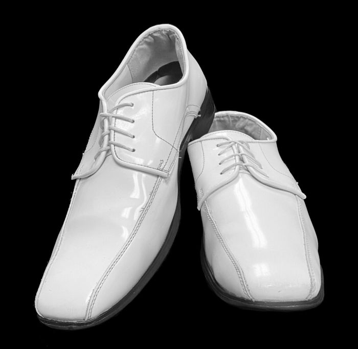 White dress shoes for men