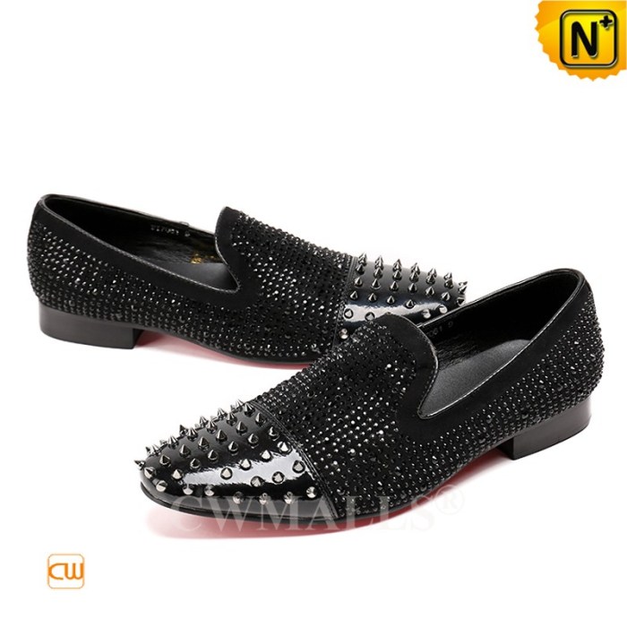 Mens studded dress shoes